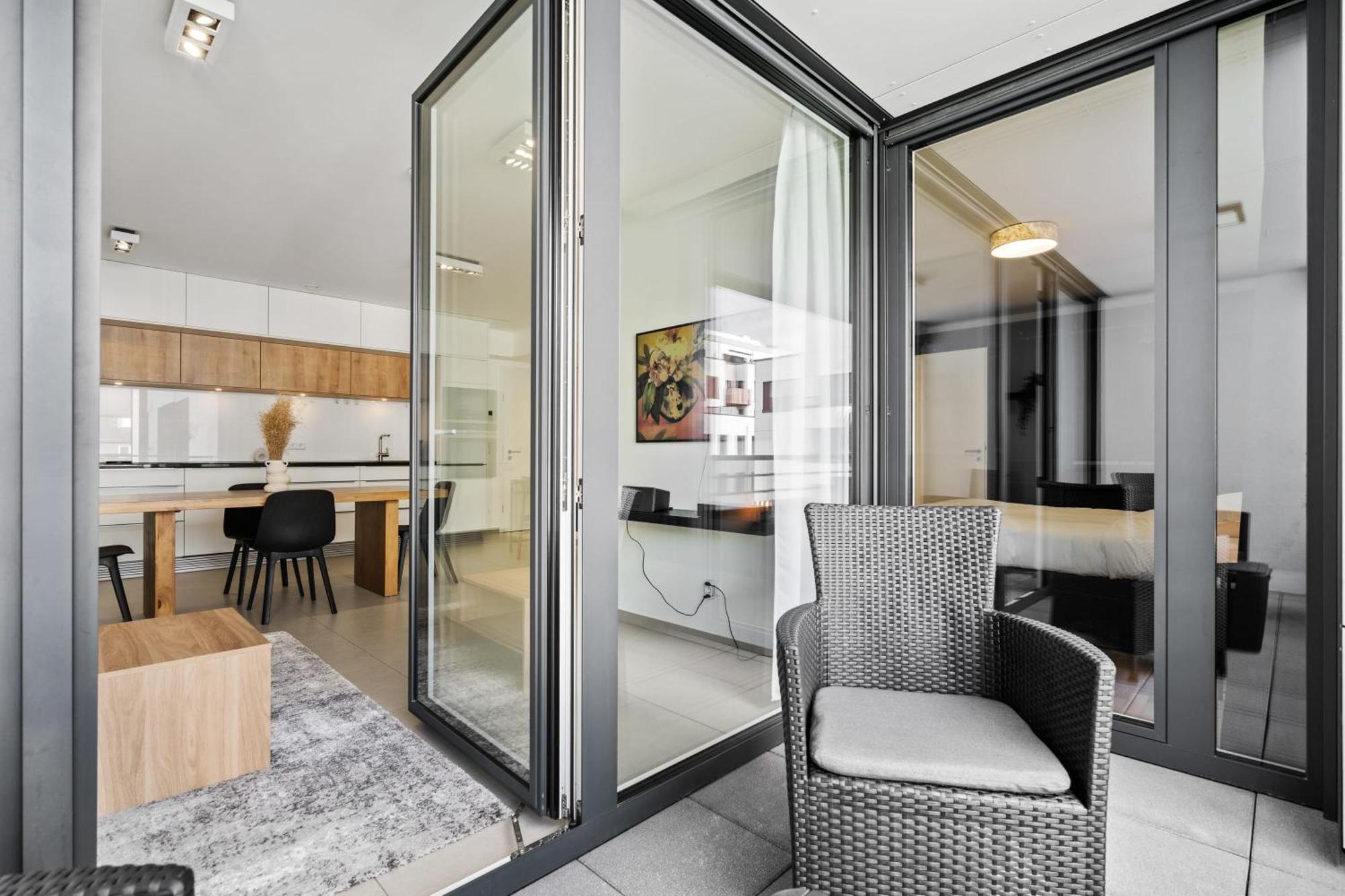 Modern 1-br With Balcony In Cessange Apartment Luxembourg