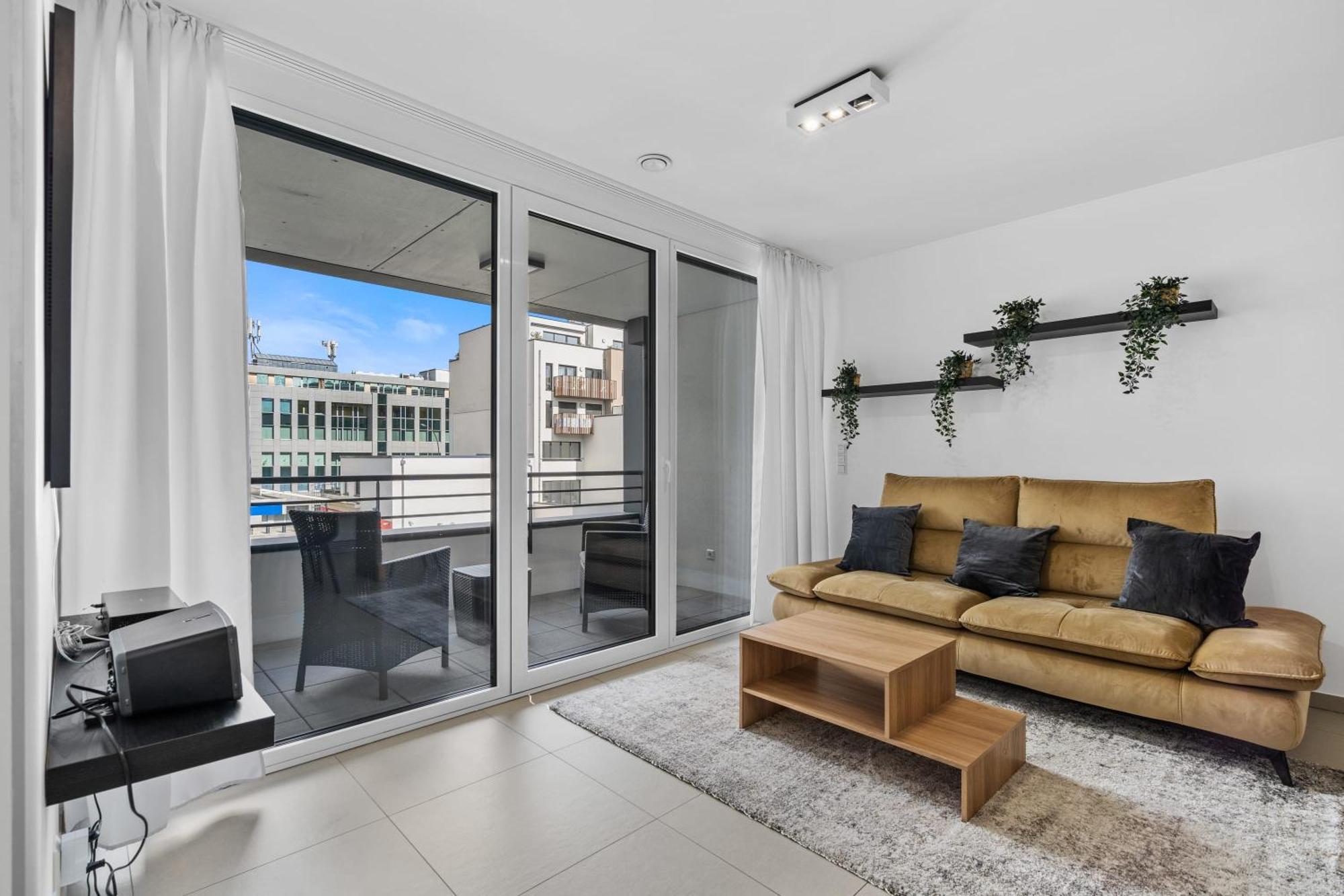 Apartment Modern 1-br With Balcony In Cessange *